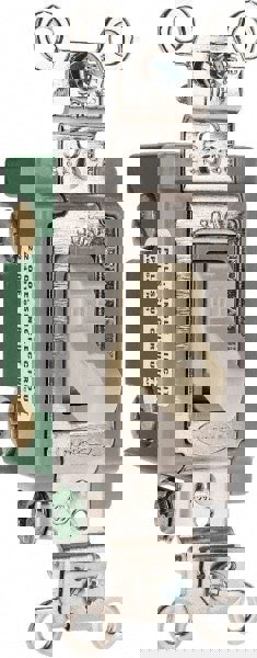 2 Pole, 120 to 277 VAC, 30 Amp, Industrial Grade Toggle Wall Switch